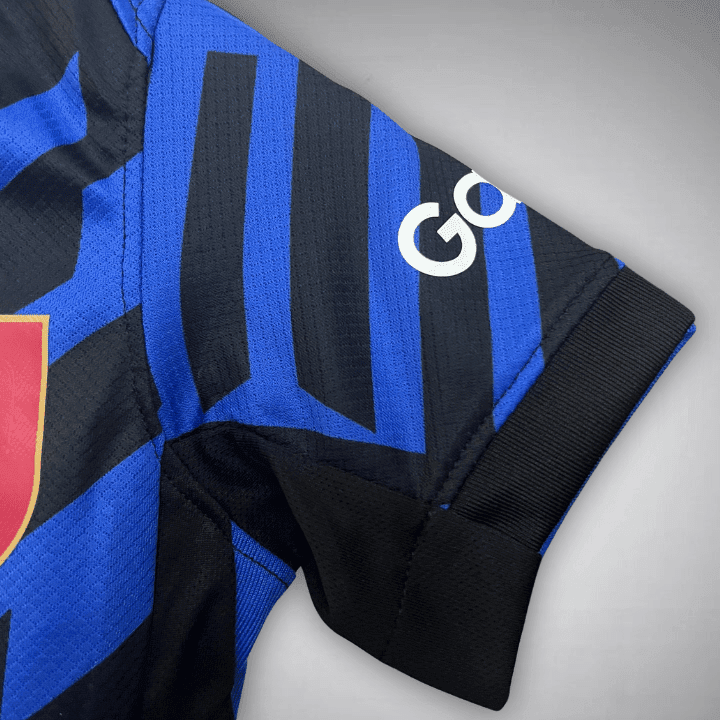 24/25 Inter Milan Home Kids Size Kit from FootballPrestige.com - Premium Football Kits