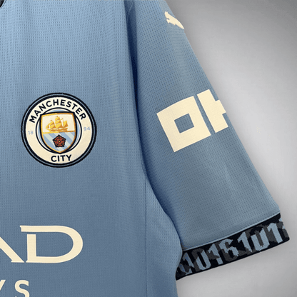 24/25 Manchester City Home Premium Kit from FootballPrestige.com - Premium Football Kits