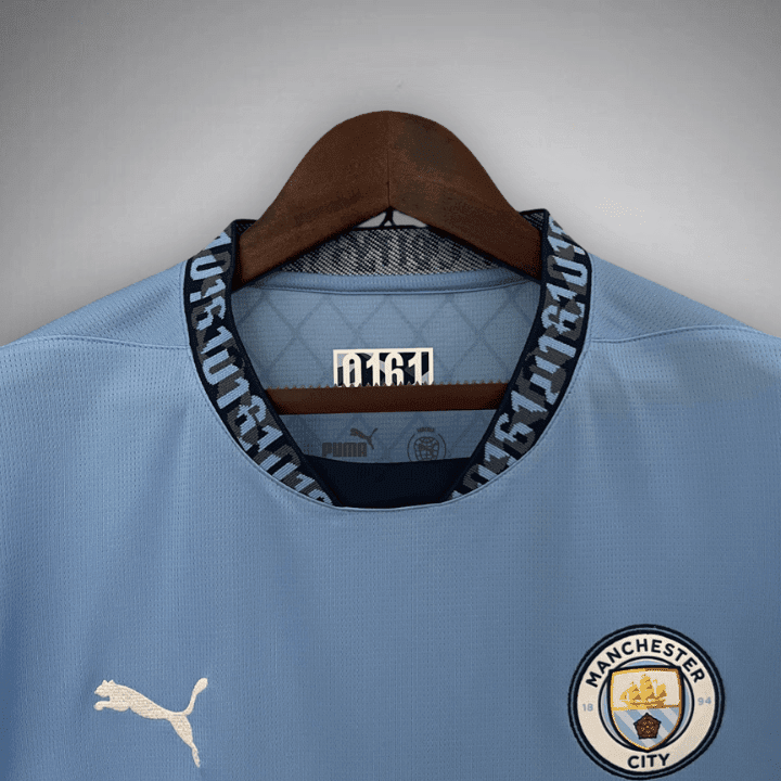 24/25 Manchester City Home Premium Kit from FootballPrestige.com - Premium Football Kits