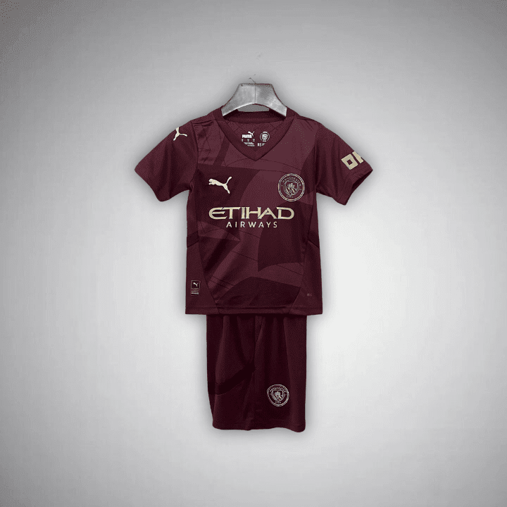 24/25 Manchester City Third Kids Size Kit from FootballPrestige.com - Premium Football Kits