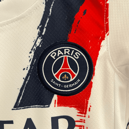 24/25 PSG Away Kids Size Kit from FootballPrestige.com - Premium Football Kits