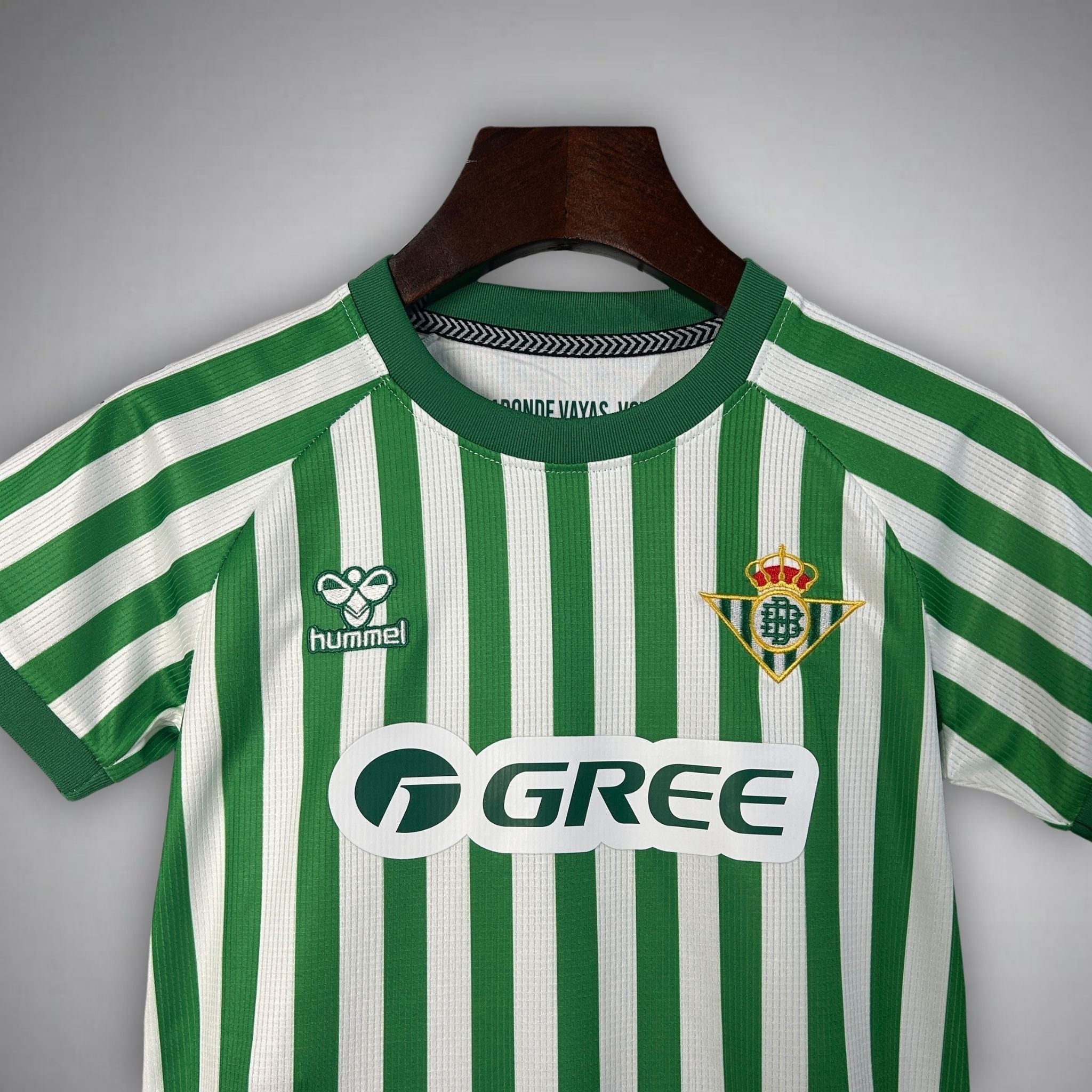 24/25 Real Betis Home Kids Size Kit from FootballPrestige.com - Premium Football Kits