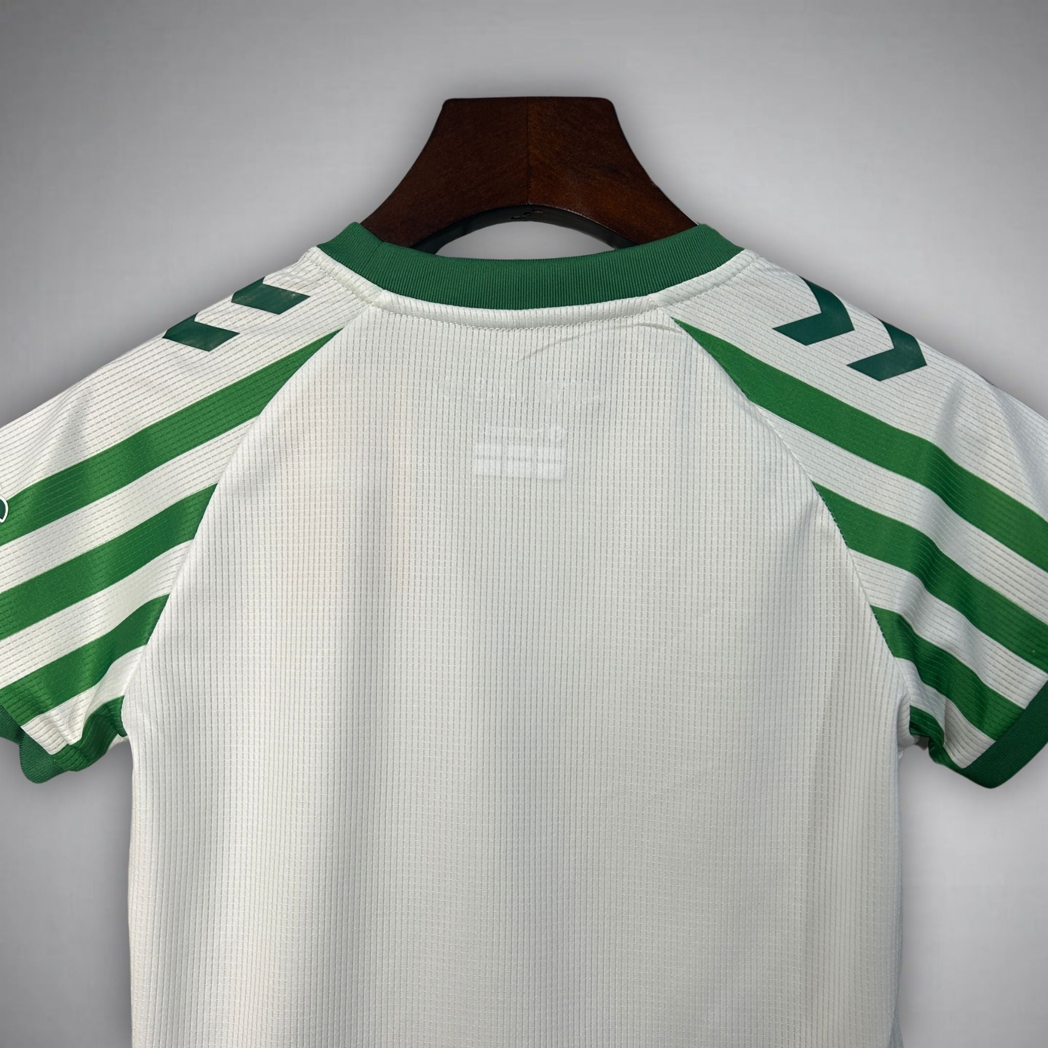 24/25 Real Betis Home Kids Size Kit from FootballPrestige.com - Premium Football Kits