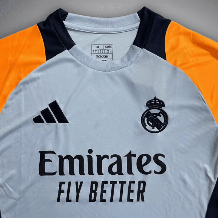 24/25 Real Madrid Pre - Match Premium Kit from FootballPrestige.com - Premium Football Kits