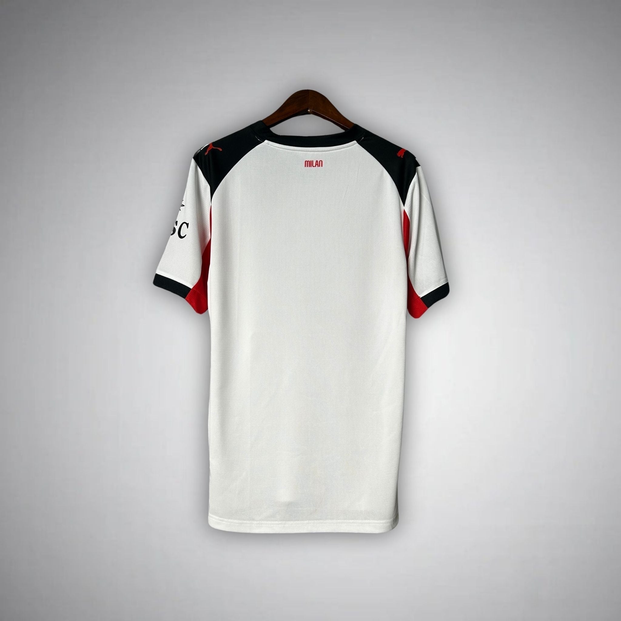 25/26 AC Milan Away Kit from FootballPrestige.com - Premium Football Kits