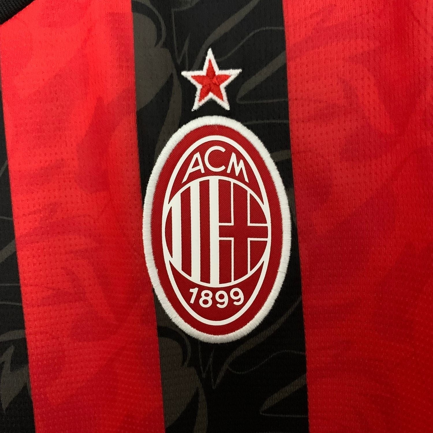25/26 AC Milan Home Kit from FootballPrestige.com - Premium Football Kits