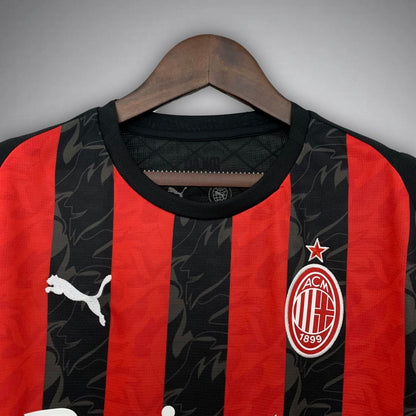 25/26 AC Milan Home Kit from FootballPrestige.com - Premium Football Kits