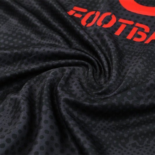 25/26 AC Milan Training Black Kids Size Tracksuit from FootballPrestige.com - Premium Football Kits