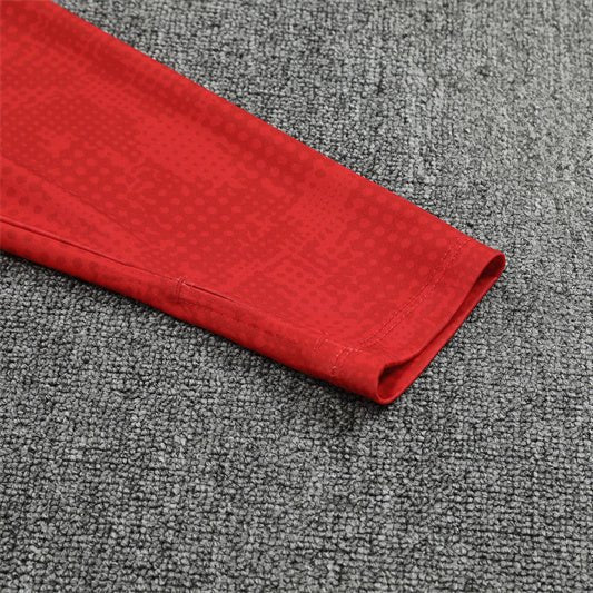 25/26 AC Milan Training Red Kids Size Tracksuit from FootballPrestige.com - Premium Football Kits