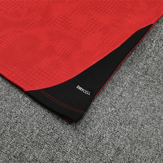 25/26 AC Milan Training Red Kids Size Tracksuit from FootballPrestige.com - Premium Football Kits