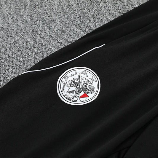 25/26 Ajax Amsterdam Training Black Tracksuit from FootballPrestige.com - Premium Football Kits