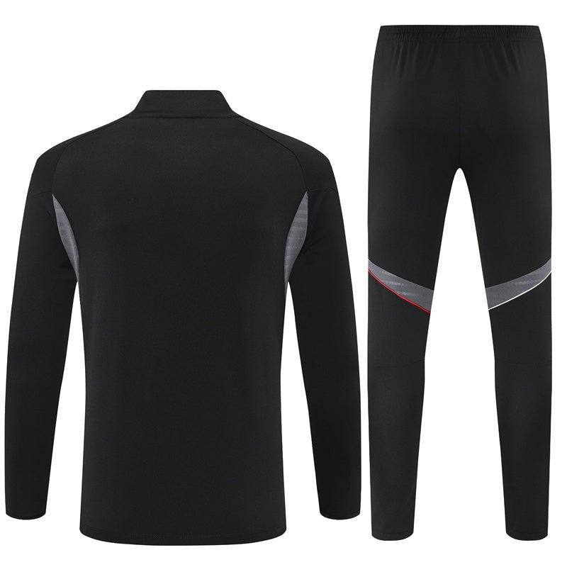 25/26 Ajax Amsterdam Training Black Tracksuit from FootballPrestige.com - Premium Football Kits