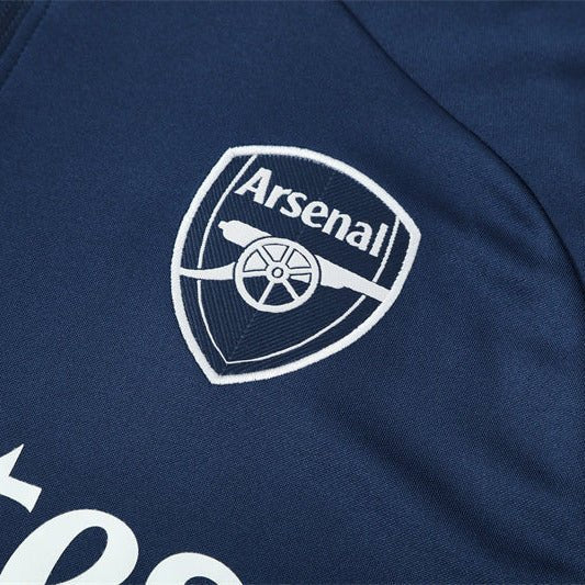 25/26 Arsenal Training Blue Kids Size Tracksuit from FootballPrestige.com - Premium Football Kits