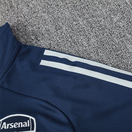 25/26 Arsenal Training Blue Kids Size Tracksuit from FootballPrestige.com - Premium Football Kits