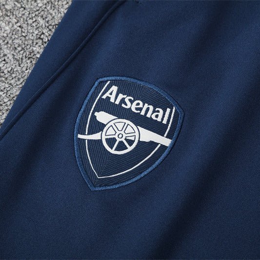 25/26 Arsenal Training Blue Kids Size Tracksuit from FootballPrestige.com - Premium Football Kits