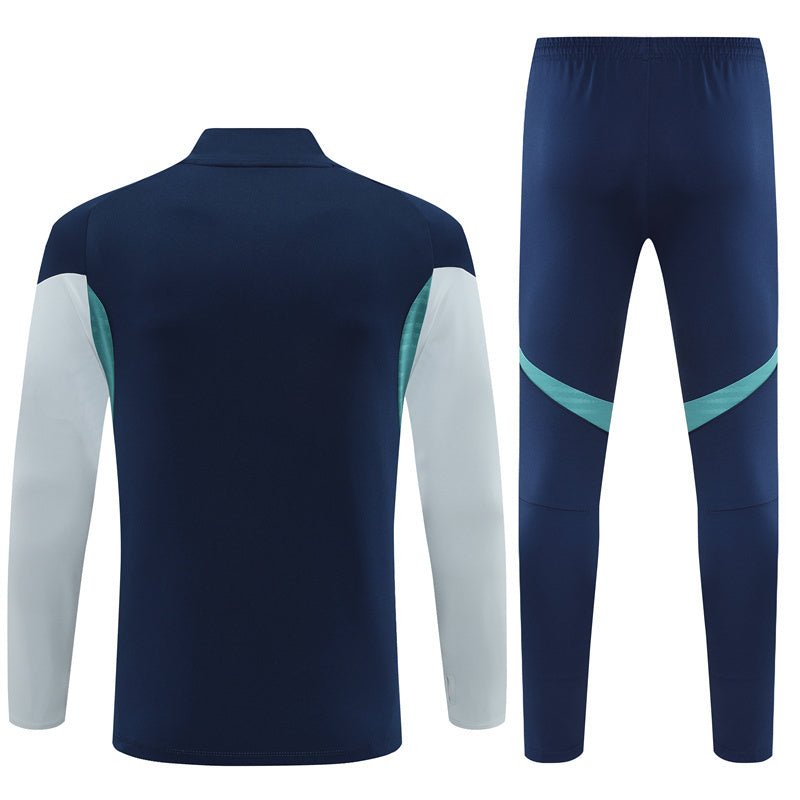 25/26 Arsenal Training Blue Tracksuit from FootballPrestige.com - Premium Football Kits
