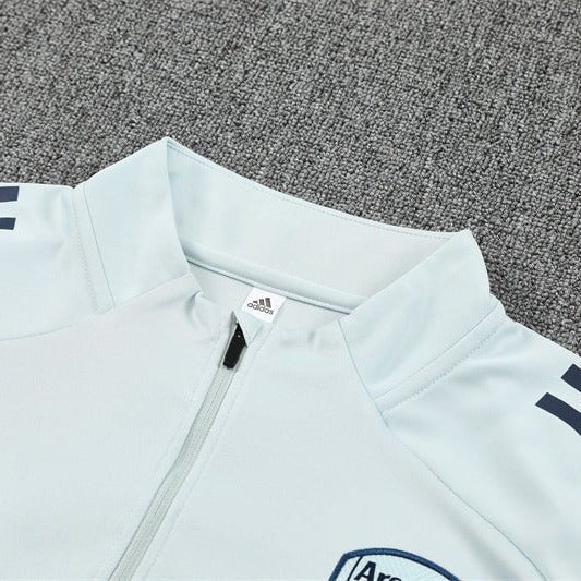 25/26 Arsenal Training White Kids Size Tracksuit from FootballPrestige.com - Premium Football Kits