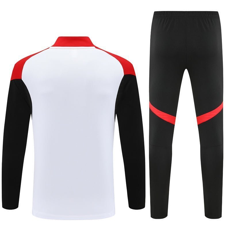 25/26 Arsenal White/Red Tracksuit from FootballPrestige.com - Premium Football Kits
