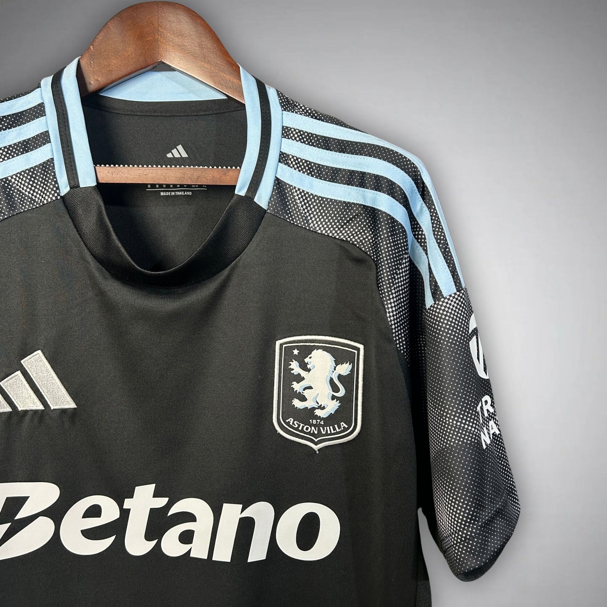 25/26 Aston Villa Away Kit from FootballPrestige.com - Premium Football Kits