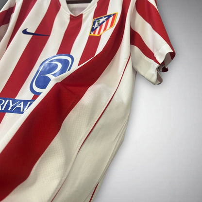 25/26 Atletico Madrid Home Kit from FootballPrestige.com - Premium Football Kits