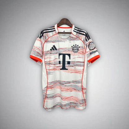 25/26 Bayern München Away Kit from FootballPrestige.com - Premium Football Kits