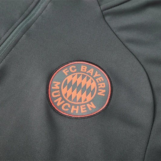 25/26 Bayern München Training Grey Kids Size Tracksuit from FootballPrestige.com - Premium Football Kits