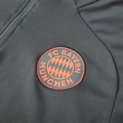 25/26 Bayern München Training Grey Kids Size Tracksuit from FootballPrestige.com - Premium Football Kits