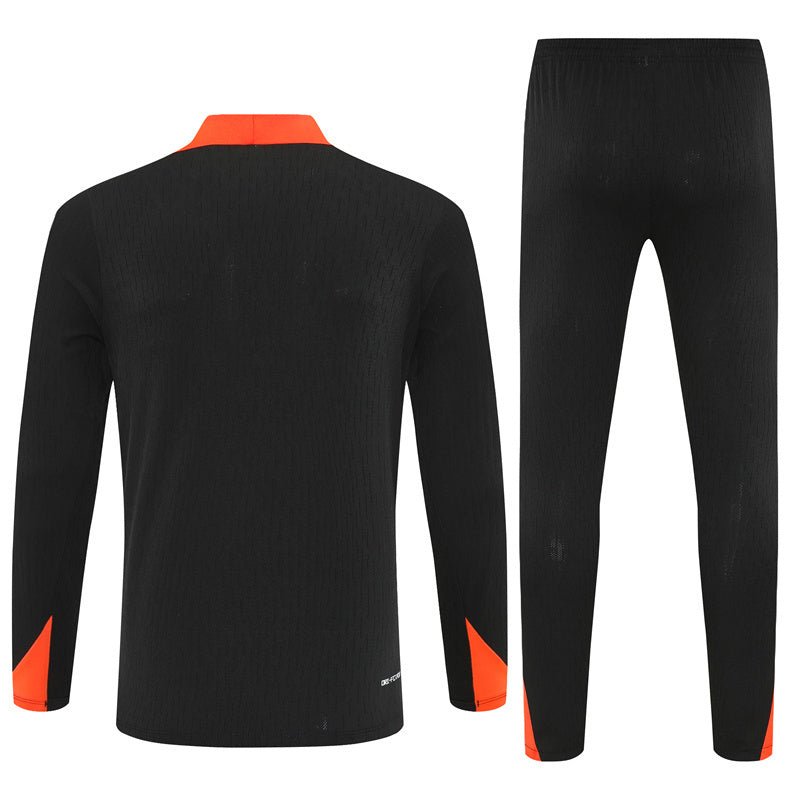 25/26 Brazil Training Black Kids Size Tracksuit from FootballPrestige.com - Premium Football Kits