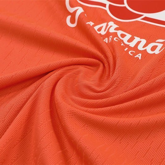 25/26 Brazil Training Orange Tracksuit from FootballPrestige.com - Premium Football Kits