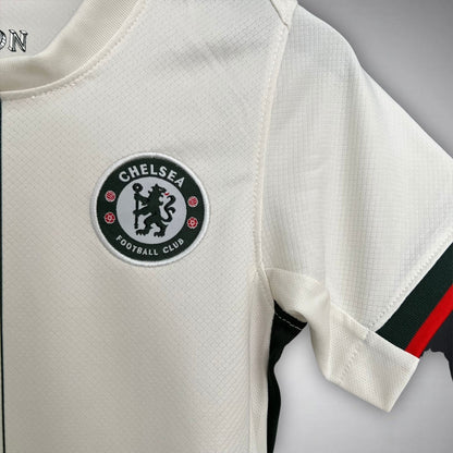 25/26 Chelsea Away Kids Size Kit from FootballPrestige.com - Premium Football Kits