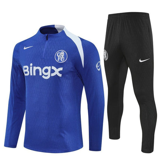 25/26 Chelsea Blue Tracksuit from FootballPrestige.com - Premium Football Kits