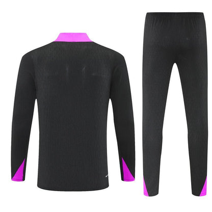 25/26 England Training Black Kids Size Tracksuit from FootballPrestige.com - Premium Football Kits