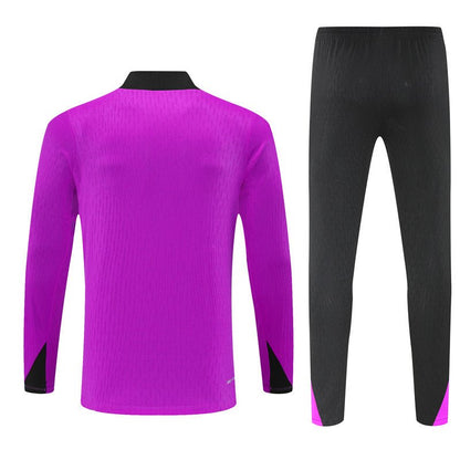 25/26 England Training Purple Kids Size Tracksuit from FootballPrestige.com - Premium Football Kits