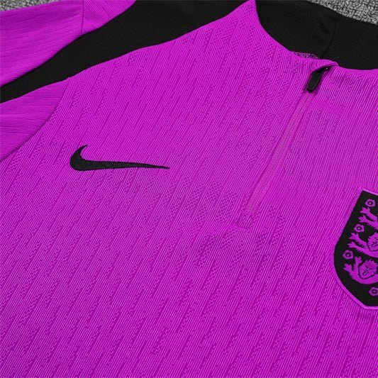 25/26 England Training Purple Tracksuit from FootballPrestige.com - Premium Football Kits