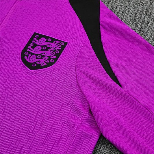 25/26 England Training Purple Tracksuit from FootballPrestige.com - Premium Football Kits