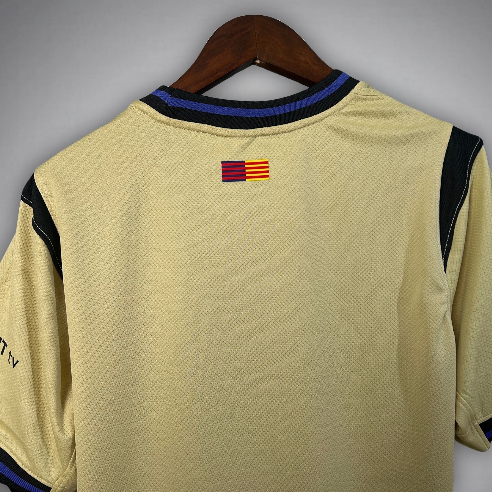 25/26 FC Barcelona Away Kit from FootballPrestige.com - Premium Football Kits