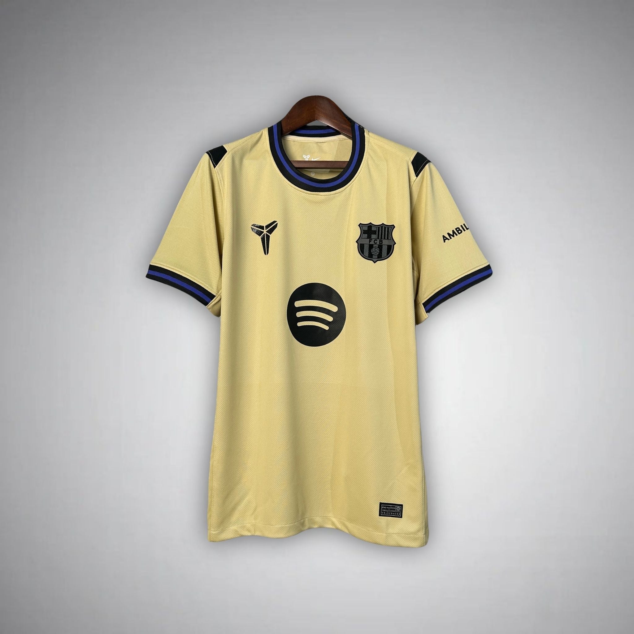 25/26 FC Barcelona Away Kit from FootballPrestige.com - Premium Football Kits