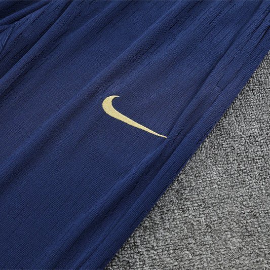 25/26 FC Barcelona Half Zip Training Blue/Purple Tracksuit from FootballPrestige.com - Premium Football Kits