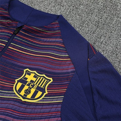 25/26 FC Barcelona Pre - Match Home Kids Size Tracksuit from FootballPrestige.com - Premium Football Kits