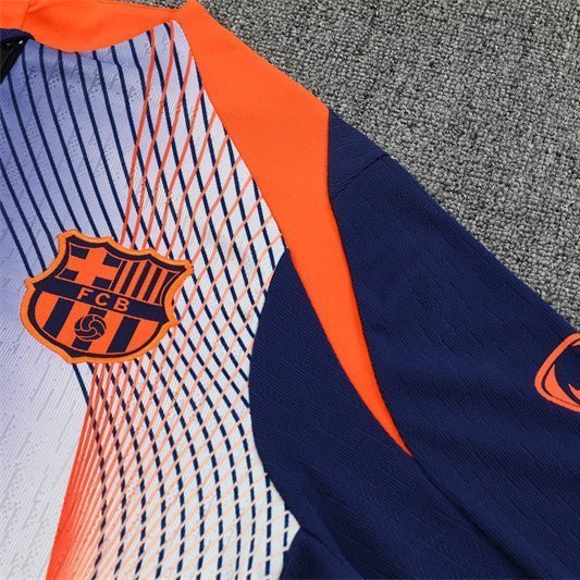 25/26 FC Barcelona Pre - Match Third Kids Size Tracksuit from FootballPrestige.com - Premium Football Kits
