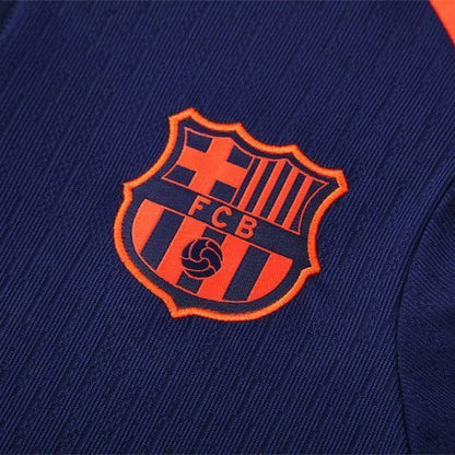 25/26 FC Barcelona Training Blue/Orange Kids Size Tracksuit from FootballPrestige.com - Premium Football Kits