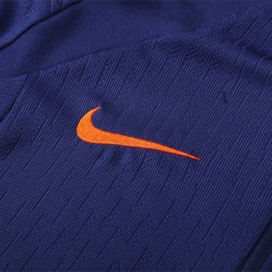 25/26 FC Barcelona Training Blue/Orange Tracksuit from FootballPrestige.com - Premium Football Kits