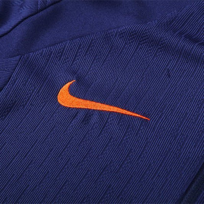 25/26 FC Barcelona Training Blue/Orange Tracksuit from FootballPrestige.com - Premium Football Kits