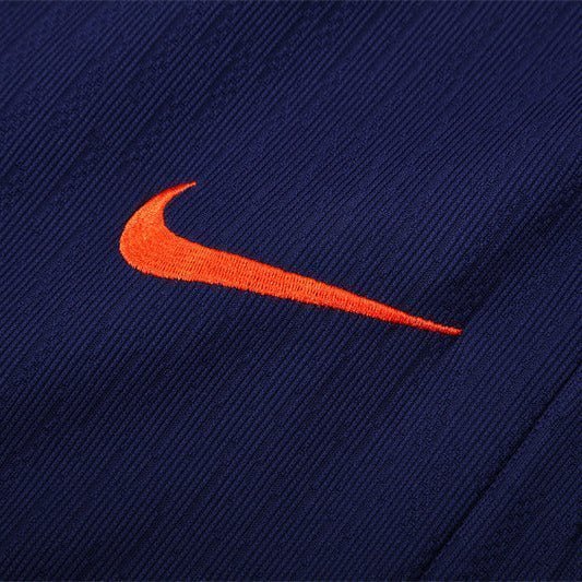 25/26 FC Barcelona Training Blue/Orange Tracksuit from FootballPrestige.com - Premium Football Kits