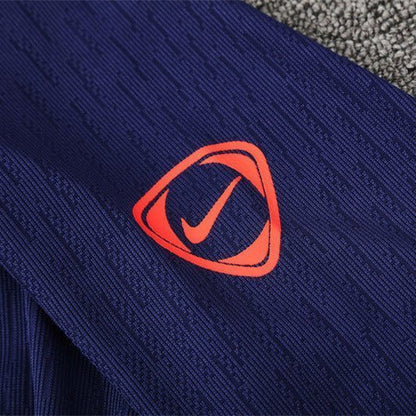 25/26 FC Barcelona Training Blue/Orange Tracksuit from FootballPrestige.com - Premium Football Kits