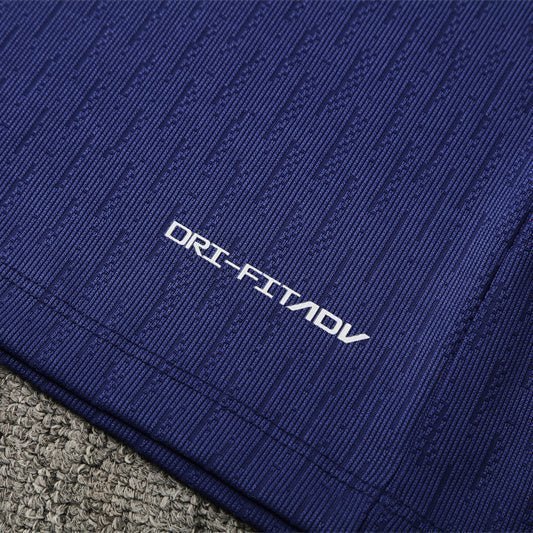 25/26 FC Barcelona Training Blue/Orange Tracksuit from FootballPrestige.com - Premium Football Kits