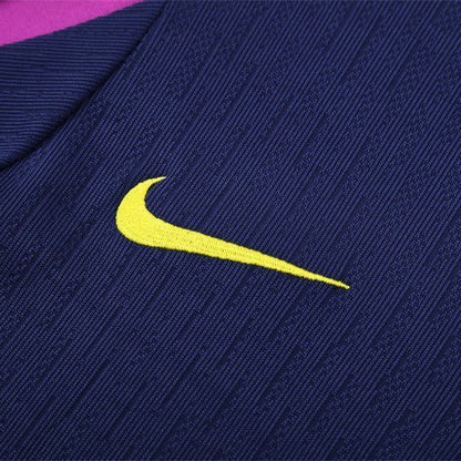 25/26 FC Barcelona Training Blue/Purple Tracksuit from FootballPrestige.com - Premium Football Kits