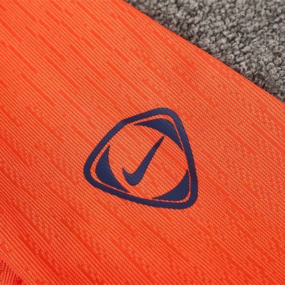 25/26 FC Barcelona Training Orange/Blue Kids Size Tracksuit from FootballPrestige.com - Premium Football Kits