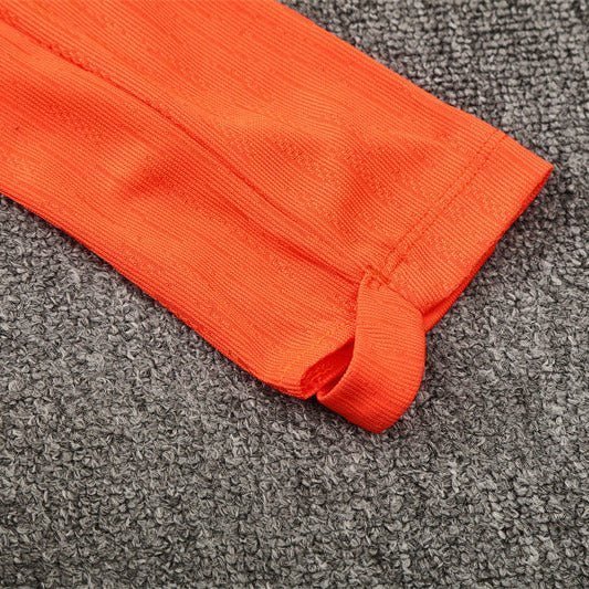 25/26 FC Barcelona Training Orange/Blue Tracksuit from FootballPrestige.com - Premium Football Kits