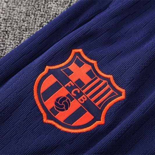 25/26 FC Barcelona Training Orange/Blue Tracksuit from FootballPrestige.com - Premium Football Kits